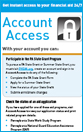 Image showing cover of the Account Access Bookmark