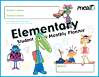 Image showing cover of Elementary Student Monthly Planner